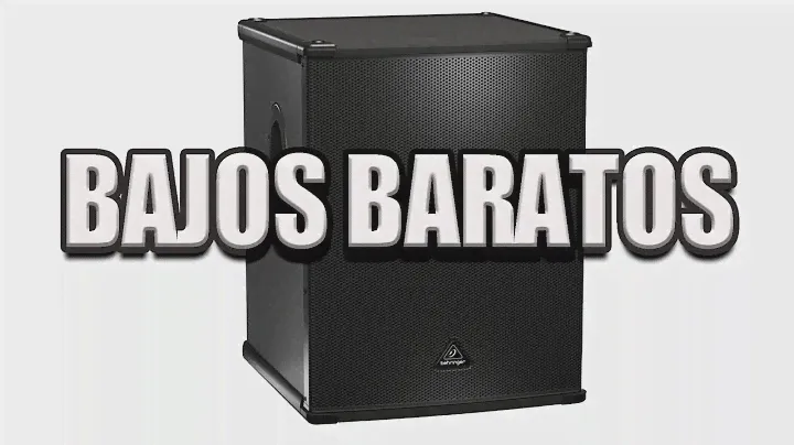 🔊Que SUBWOOFER PROFESIONAL ECONOMICO debo comprar parte 1 2024
