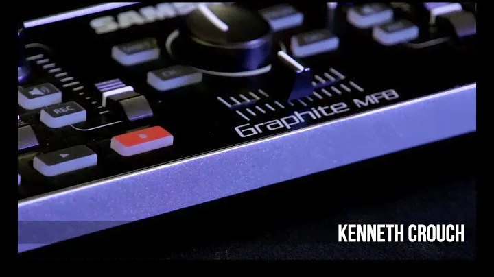 Samson Graphite MF8 mini USB MIDI-панель управления с обзором фейдеров с Кеннетом Краучем