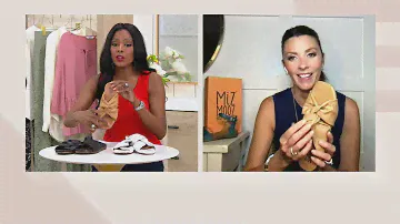 Miz Mooz Leather Knotted Slide Sandals - Paparazzi on QVC