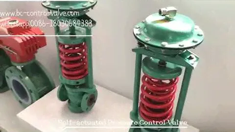 Self Actuated Pressure Control Valve Regulator