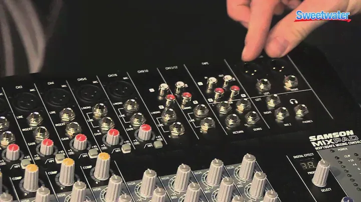 Samson Mix Pad Mixer Series Overview - Sweetwater at Winter NAMM 2014