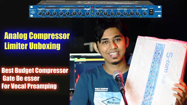 Samson Scom Plus Compressor Limiter Unboxing | Vocal Preamp | Mastering with compressor limiter |