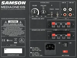 Samson MediaOne 10S активный студийный сабвуфер 100 Вт