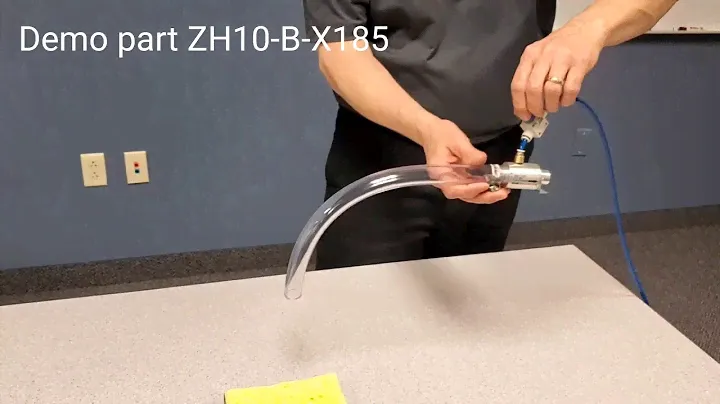 SMC Vacuum product demo ZH-X185