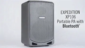Expedition XP106 - Rechargeable Battery PA with Bluetooth® with wired microphone