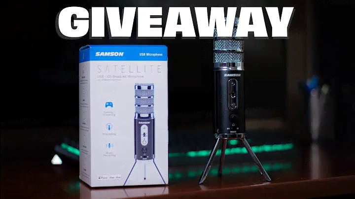 Samson Satellite Microphone Giveaway and Review | A USB and iOS Mic with Touch Mute Button