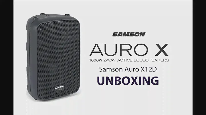 АКТИВНЫЙ ДИНАМИК SAMSON AURO X12 (РАСПАКОВКА)