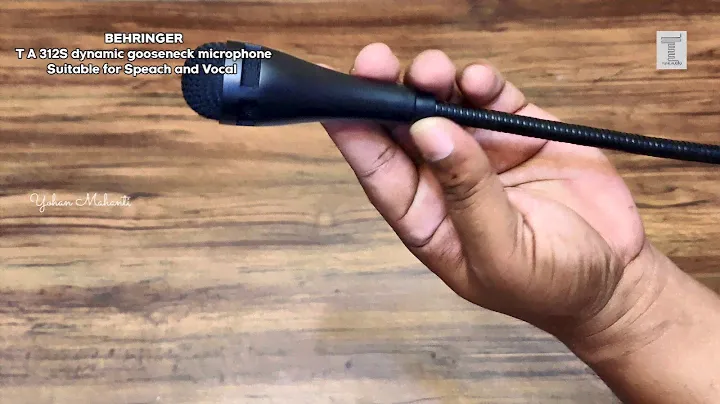 BEHRINGER TA 312S Gooseneck microphone Unboxing