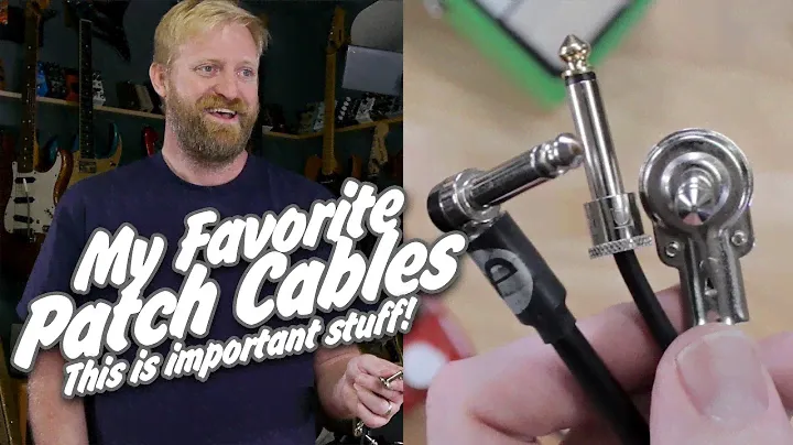 My Favorite Patch Cables- Hosa / Boss / Sinasoid - NOT SPED UP!