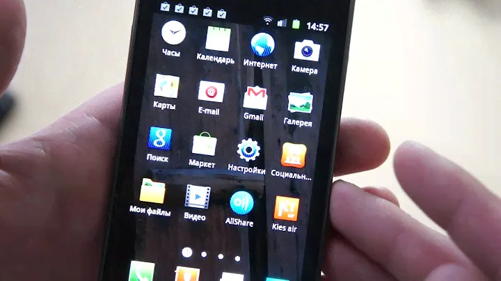 Видео Samsung i9070 Galaxy S Advance