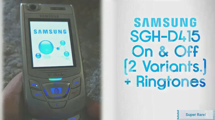 Samsung SGH-D415 On & Off (2 Variants.) + Ringtones