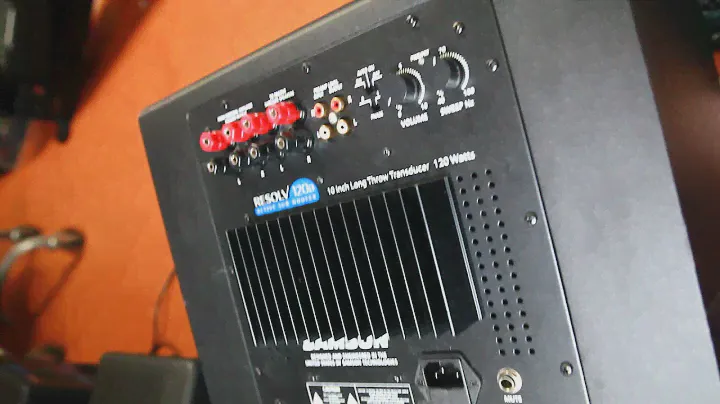 Samson Resolv 65A & 120A Active studio monitors.