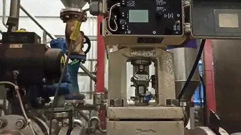 Auto Calibração da válvula moduladora Samson 3730-1