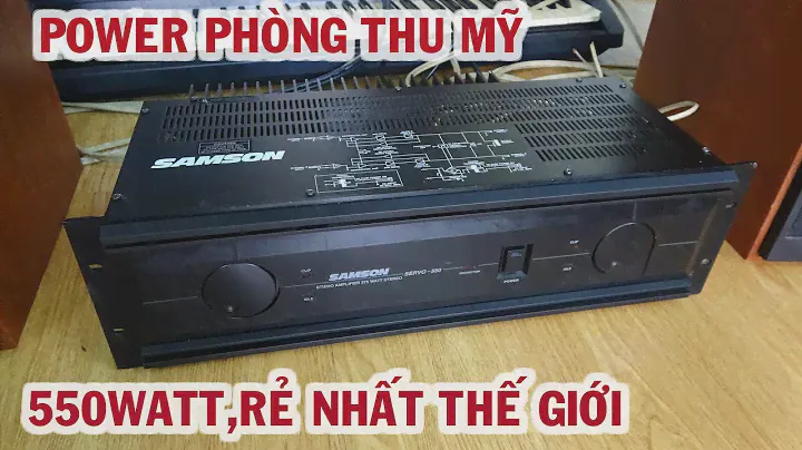 CỤC ĐẨY PHÒNG THU MỸ 550WATT SAMSON SERVO 550,RẺ NHẤT THẾ GIỚI GIÁ 6 TR 500